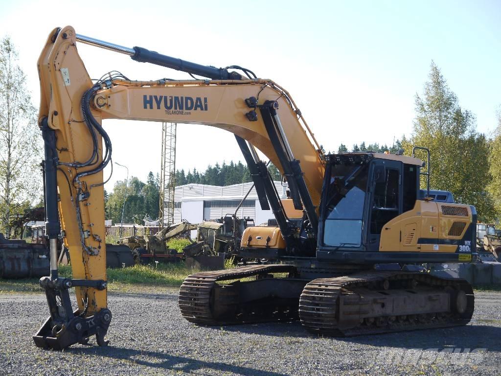 Hyundai HX 300 L Bageri guseničari