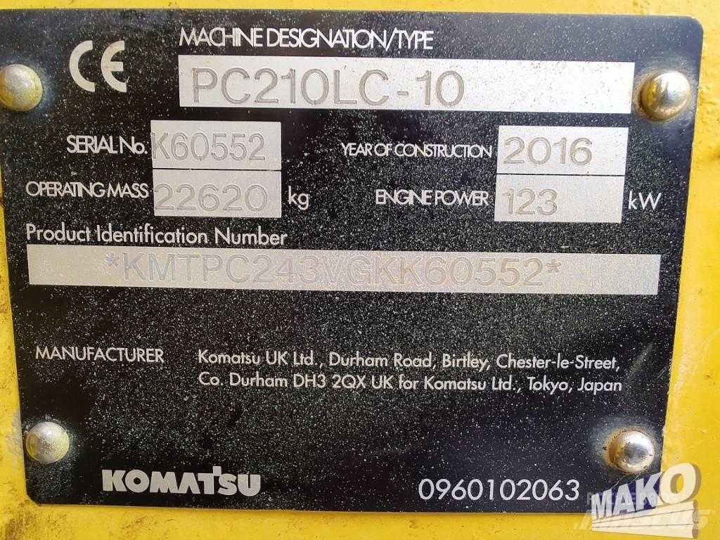 Komatsu PC 210 Bageri guseničari