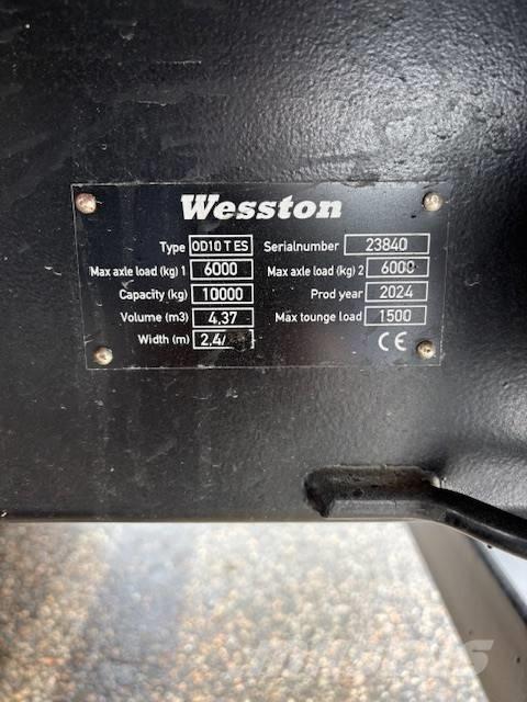  wesston Tippvagn Kiperi prikolice