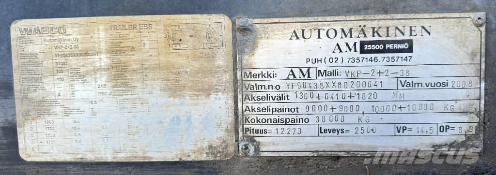 AM VKP-2+2-38 Demontažne prikolice