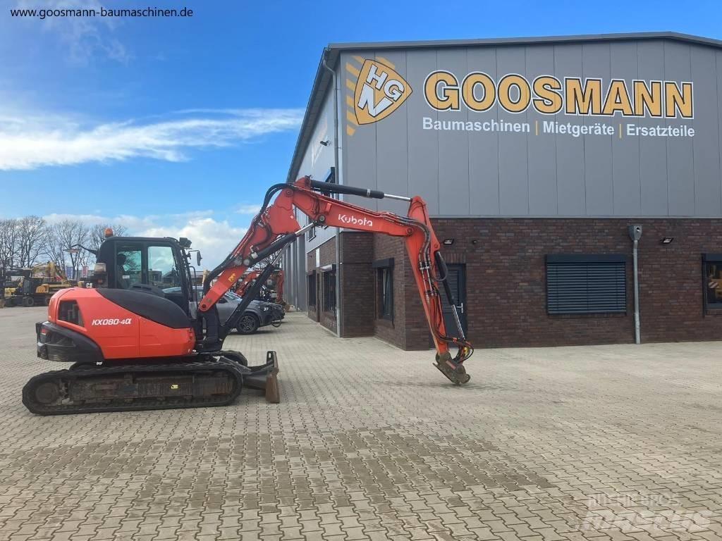 Kubota KX080-4a Midi bageri 7t – 12t