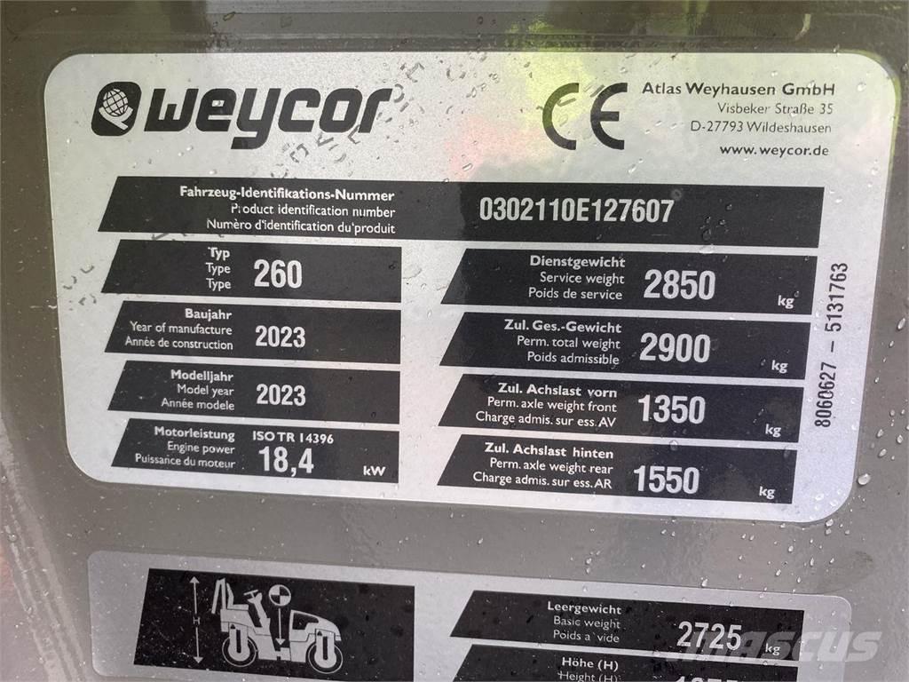Weycor AW260 Valjci za građevinarstvo