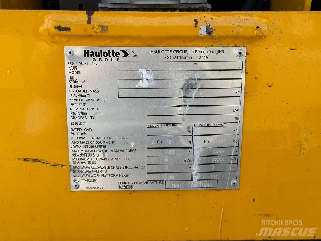 Haulotte COMPACT 10N Makazaste platforme