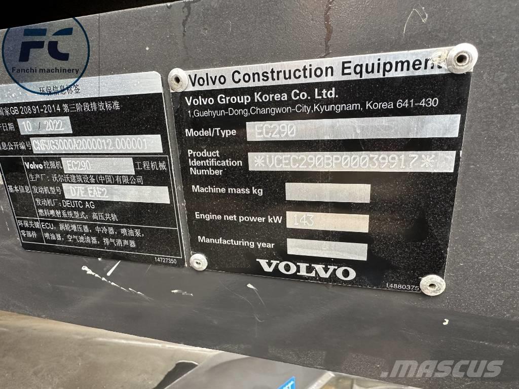 Volvo EC 290 Bageri guseničari
