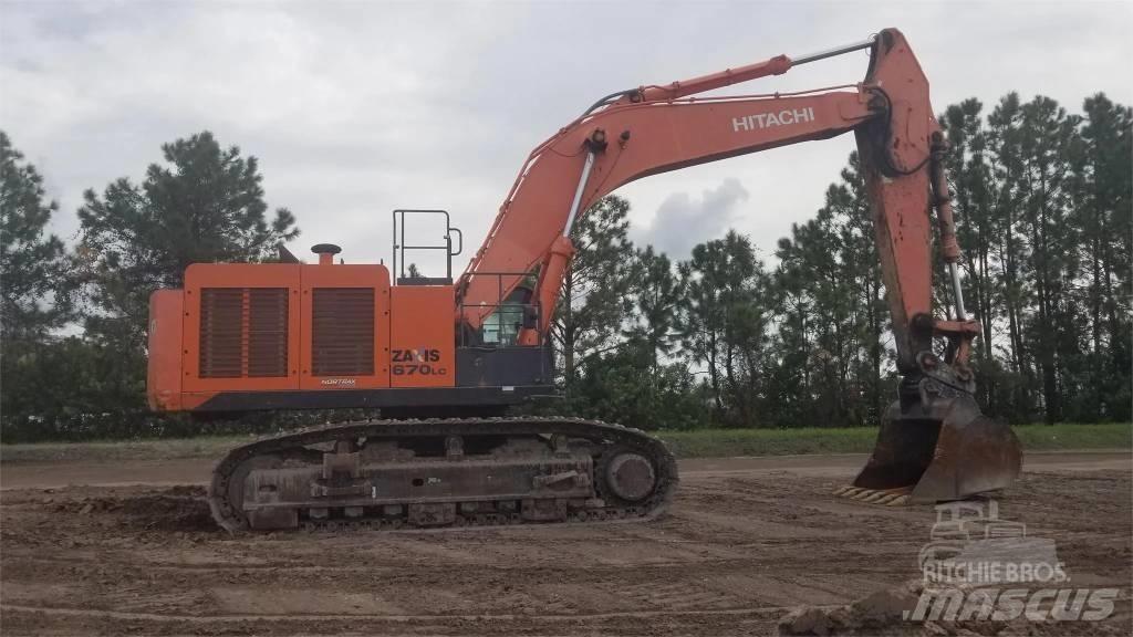 Hitachi ZX 670 Bageri guseničari
