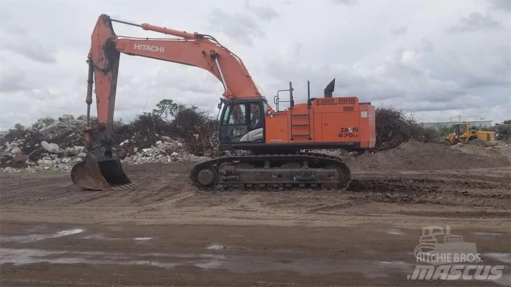Hitachi ZX 670 Bageri guseničari
