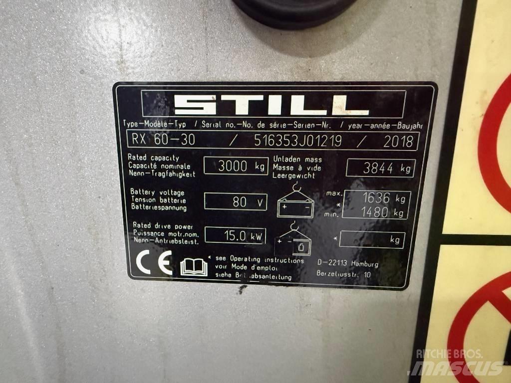 Still RX 60-30 Električni viljuškari
