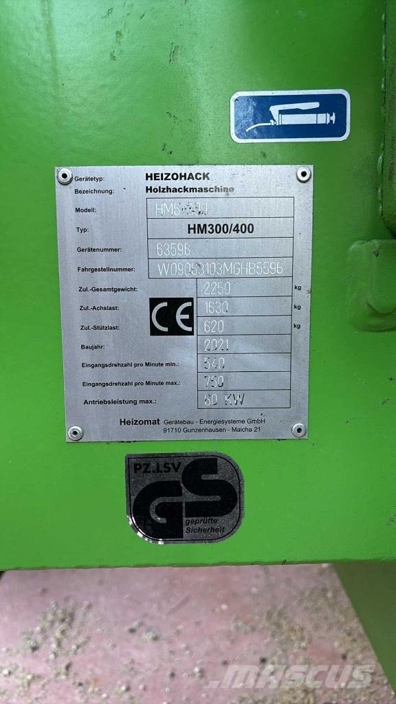 Heizohack HM 6-300 Drobilice drva / čiperi