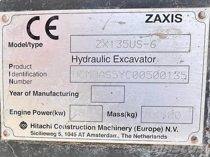 Hitachi ZX135US-6 Polovni specijalni bageri