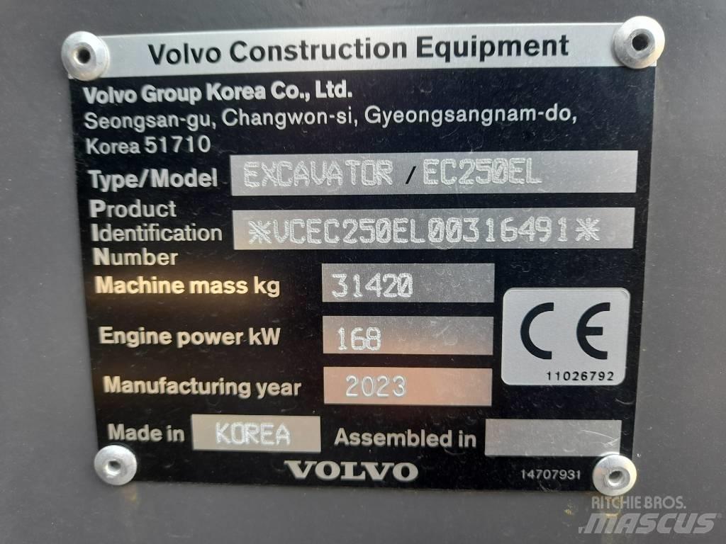 Volvo EC 250 EL Bageri guseničari