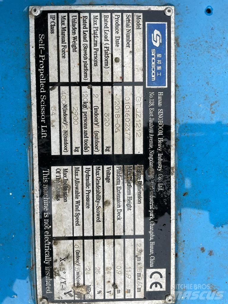 Sinoboom GTJZ 1212 Makazaste platforme