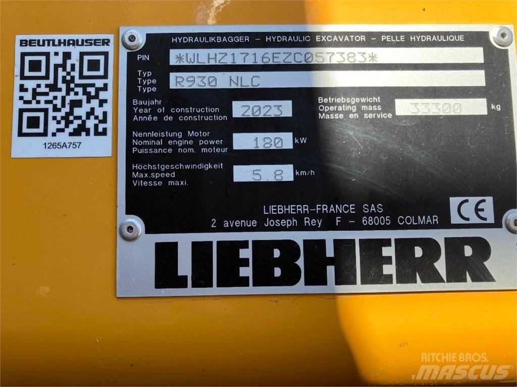 Liebherr R930 Bageri guseničari