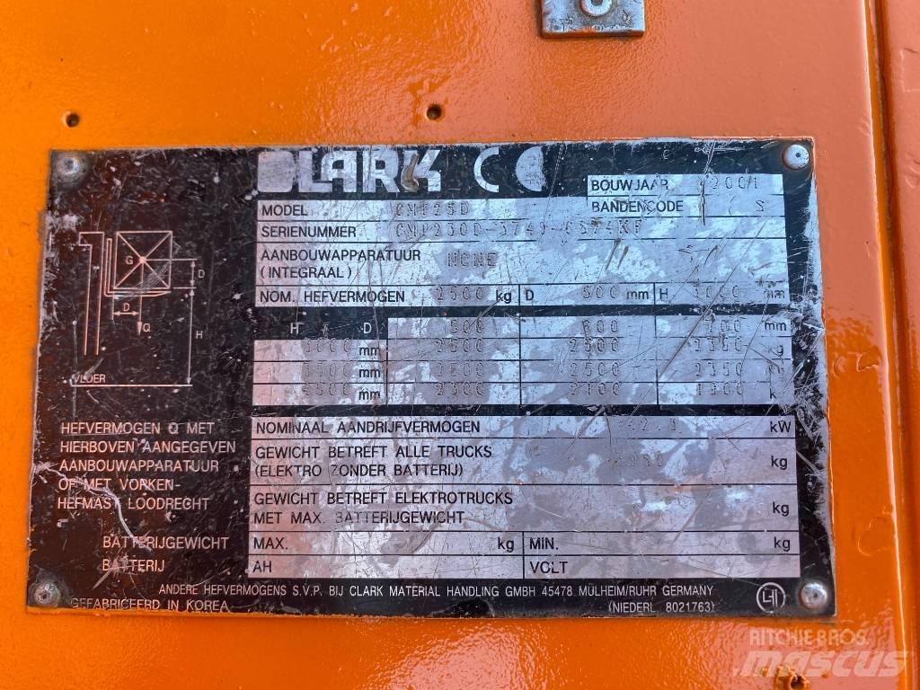 Clark CMP 25 Dizelski viljuškari