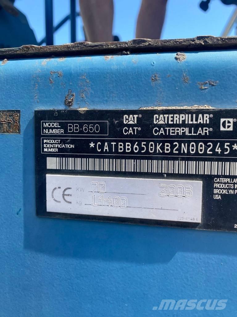 CAT BB 650 Asfaltni finišeri