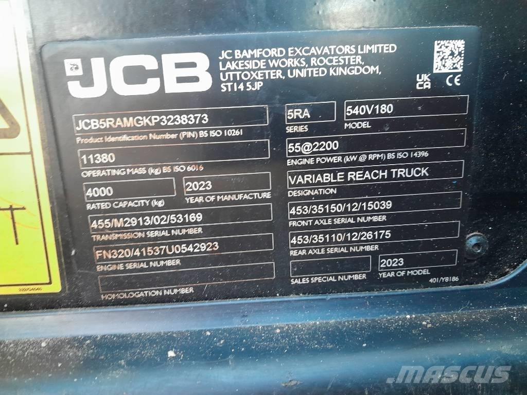 JCB 540.180 Teleskopski viljuškari