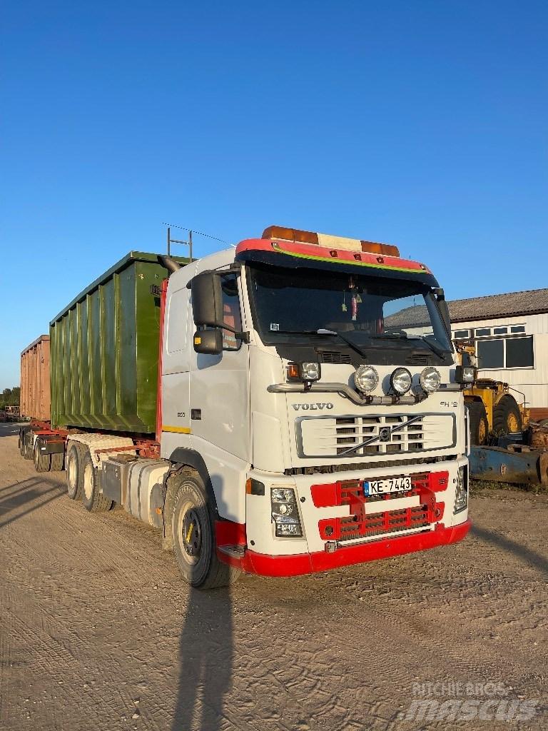 Volvo FH 12 500 Rol kiper kamioni sa kukom za podizanje tereta