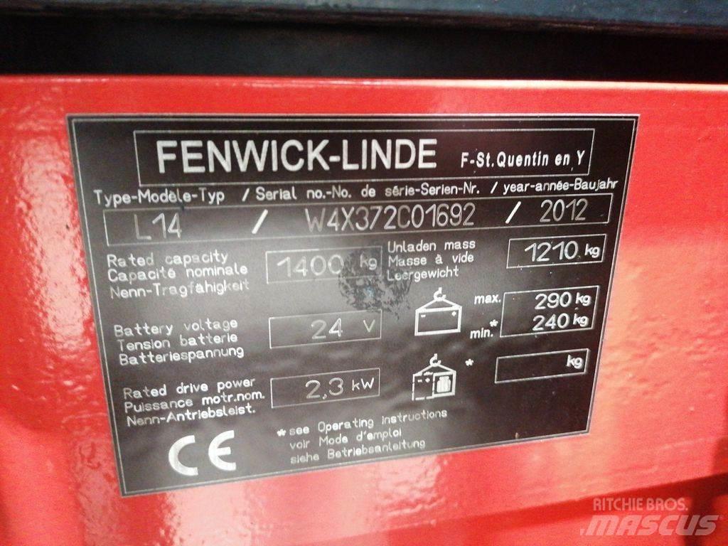Linde L14 Ručni električni viljuškar