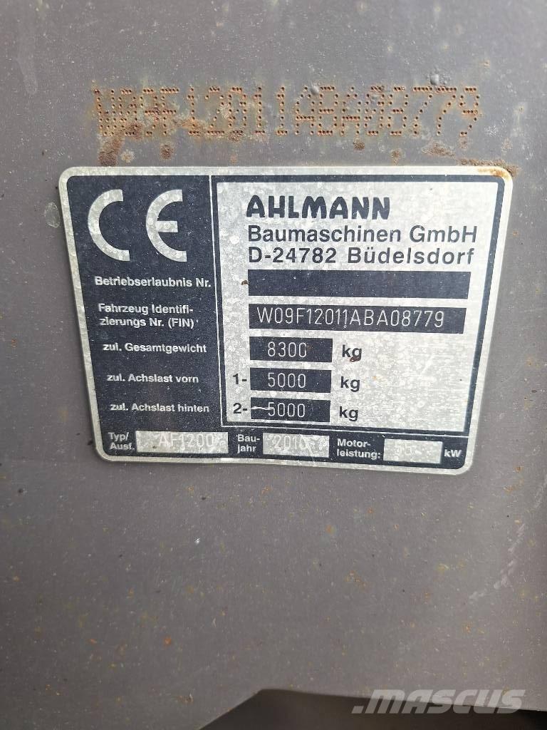 Ahlmann AF 1200 Utovarivači na točkove