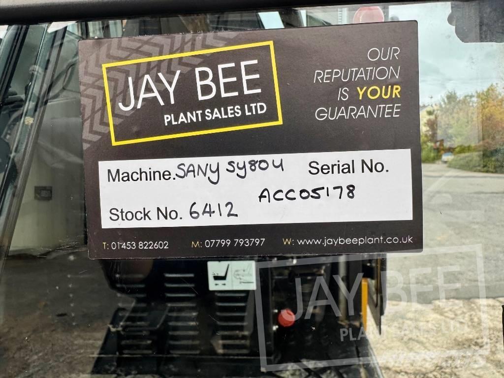 Sany SY 80 U Midi bageri 7t – 12t