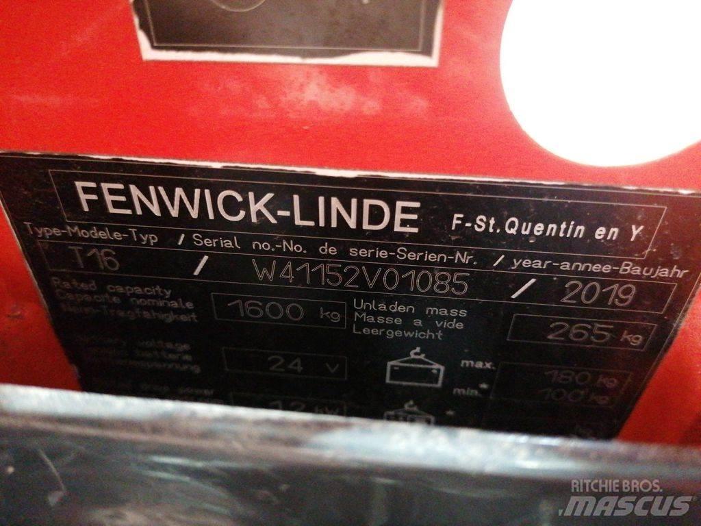 Linde T16 Nisko podizni električni viljuškar