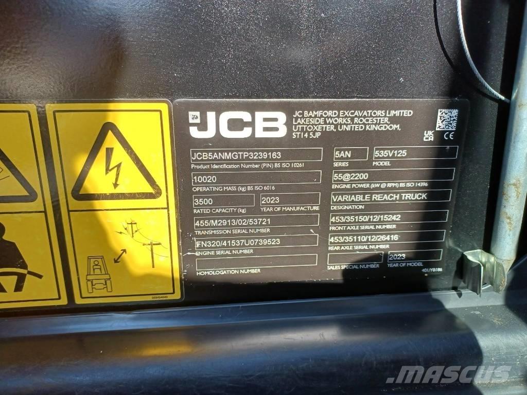 JCB 535-125 Teleskopski viljuškari