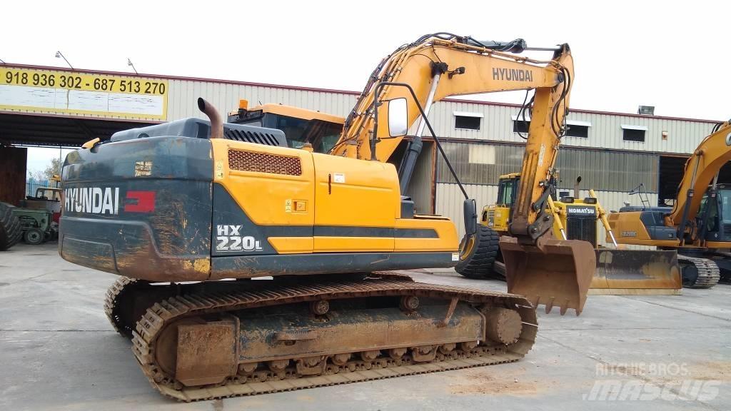 Hyundai HX 220 L Bageri guseničari