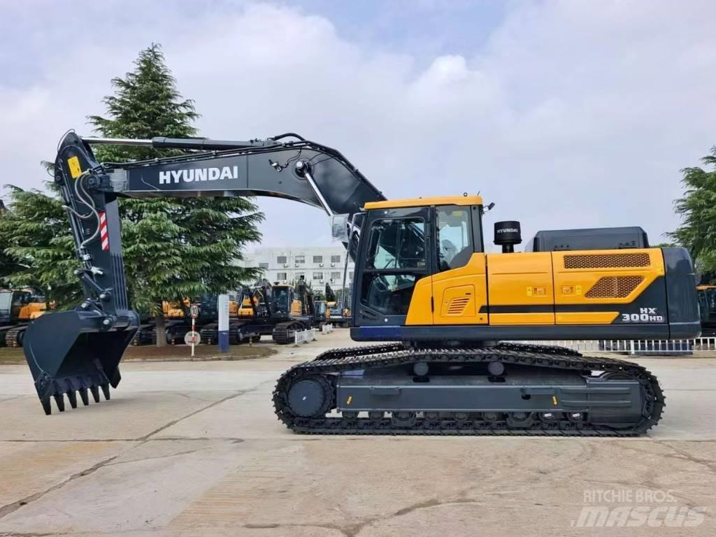 Hyundai HX300HD Bageri guseničari