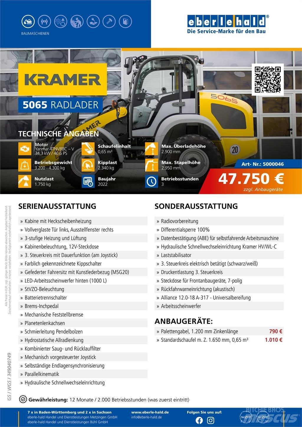 Kramer 5065 Utovarivači na točkove