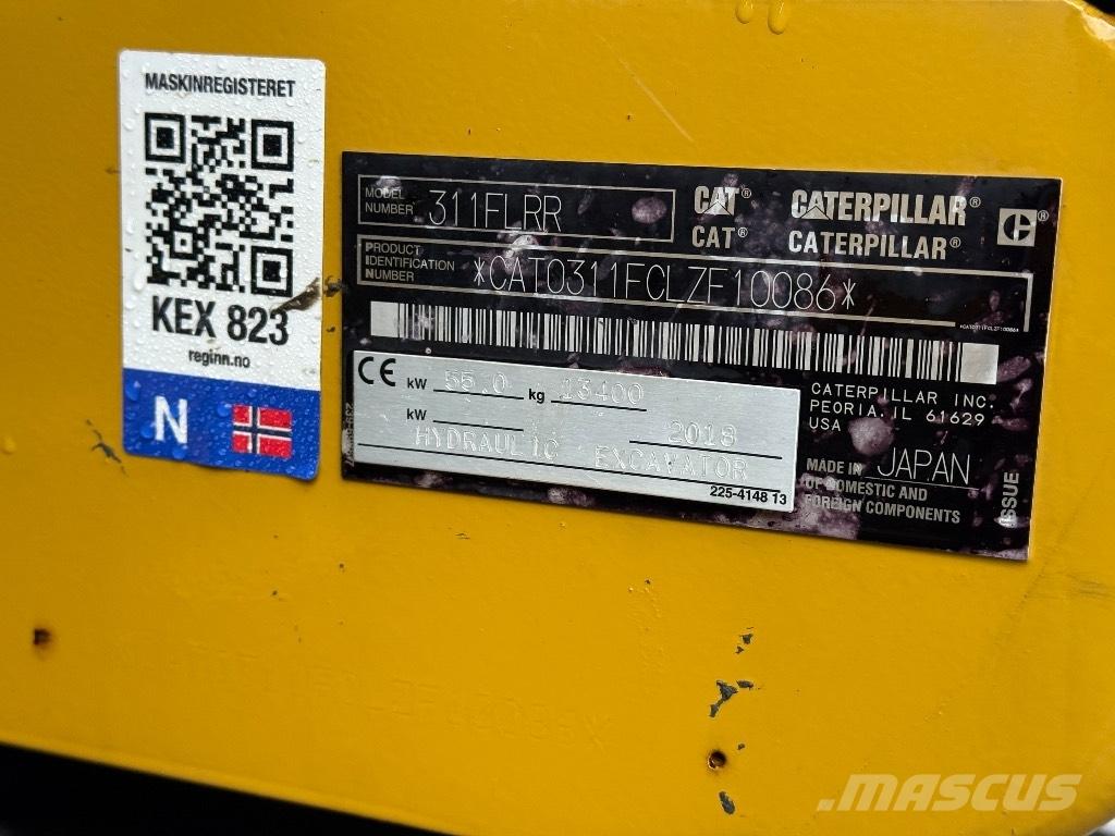 CAT 311 FL RR Bageri guseničari