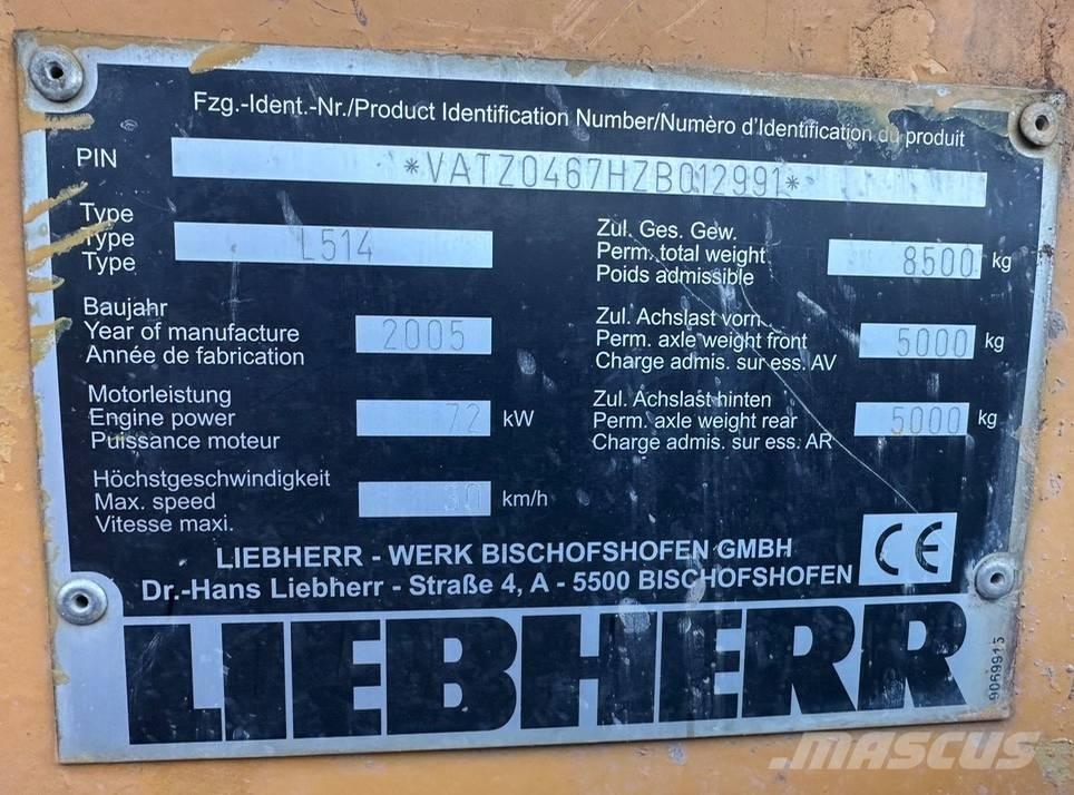 Liebherr L 514 Utovarivači na točkove