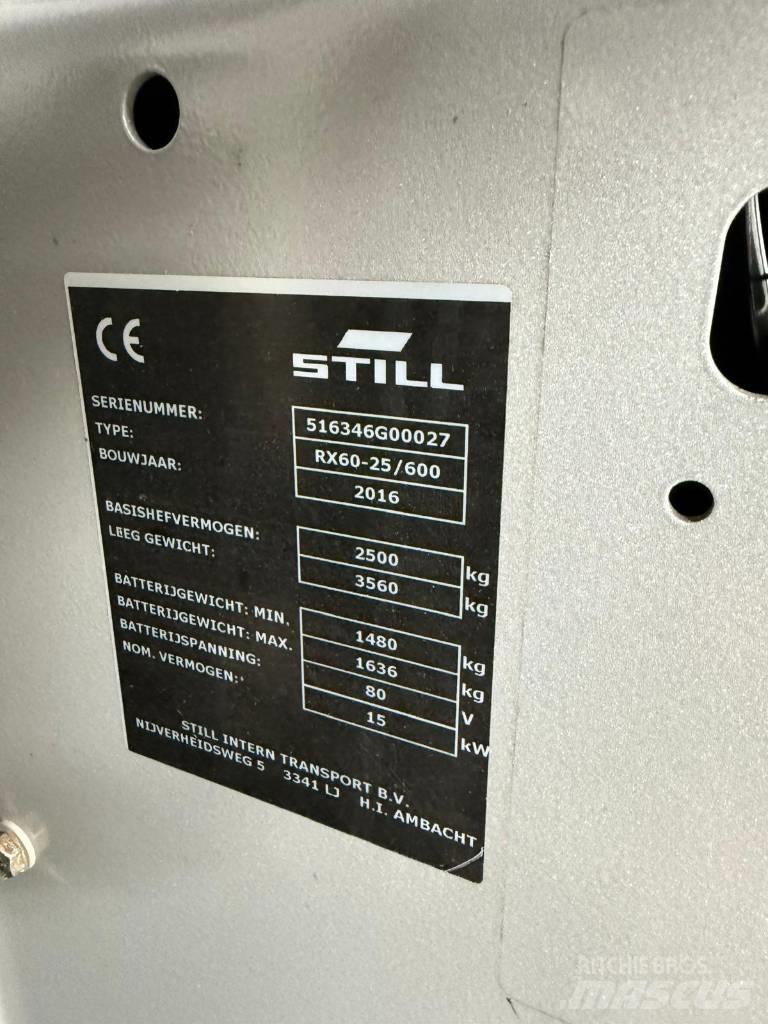 Still RX60-25 Električni viljuškari
