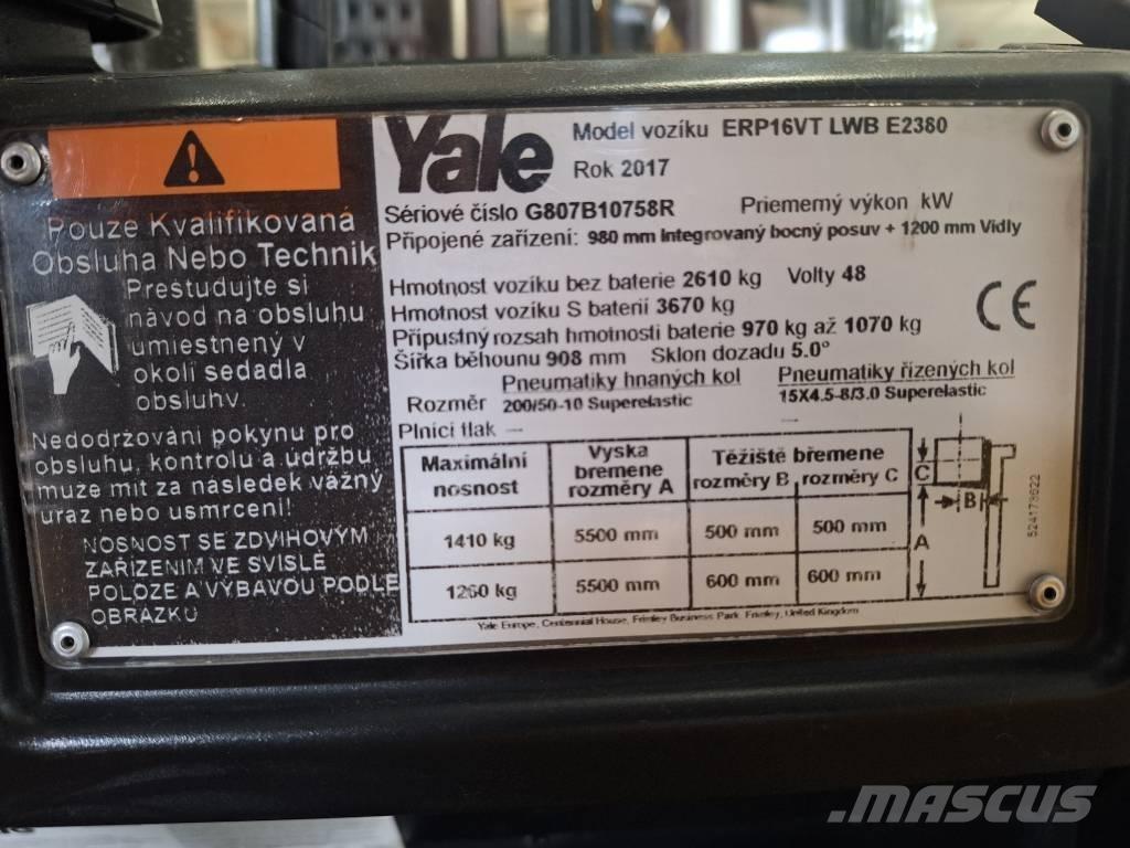 Yale ERP 16 VT Električni viljuškari