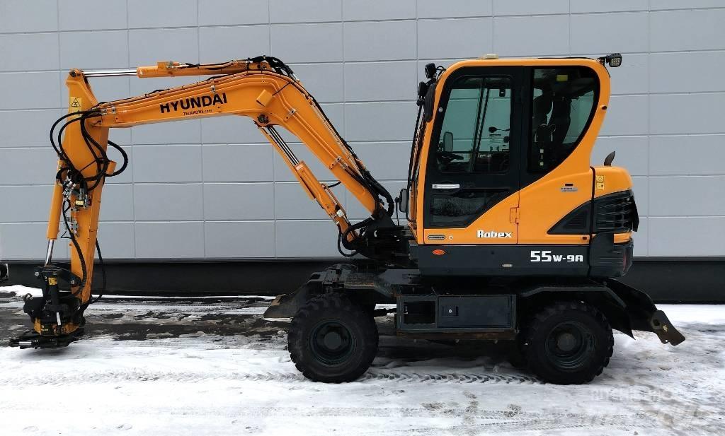 Hyundai 55W-9a Bageri točkaši