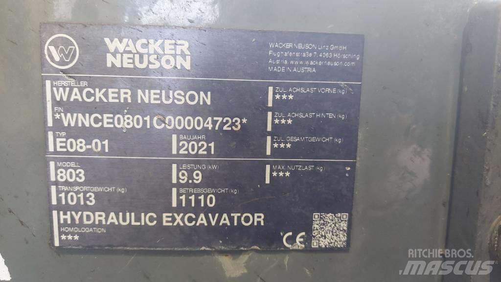 Wacker Neuson 803 Bageri guseničari
