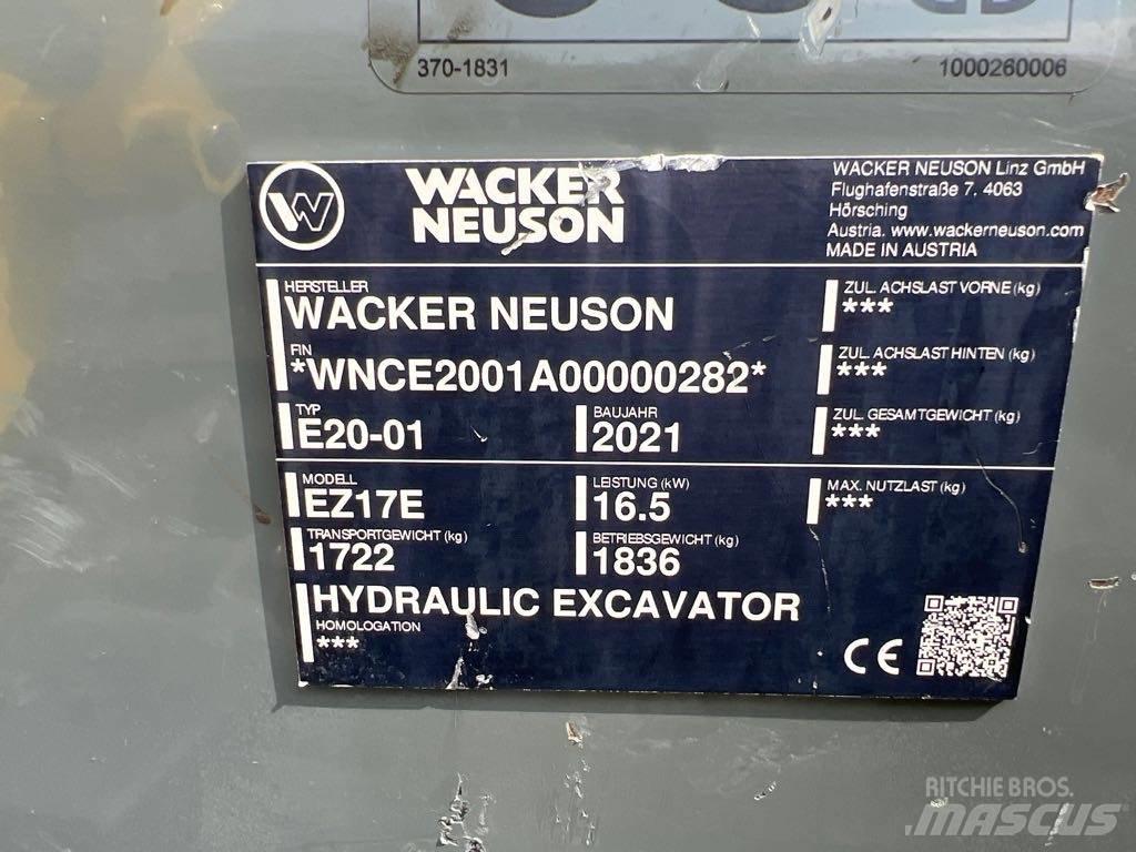 Wacker Neuson EZ17e Bageri guseničari