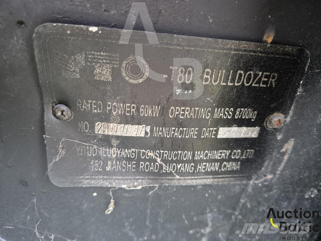 YTO T-80 Buldožeri guseničari