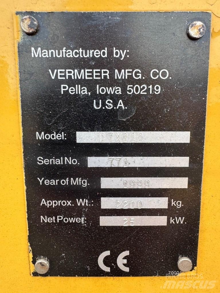 Vermeer D7X11A Oprema za horizontalno usmereno bušenje