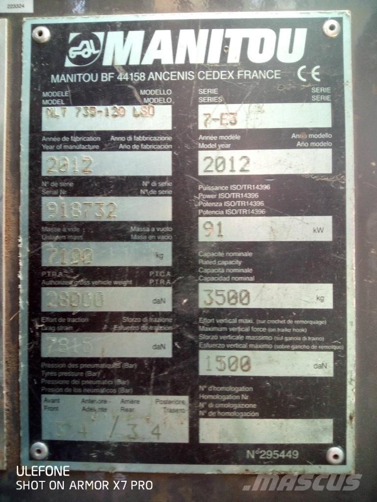 Manitou 735 LSU Poljoprivredni teleskopski utovarivači