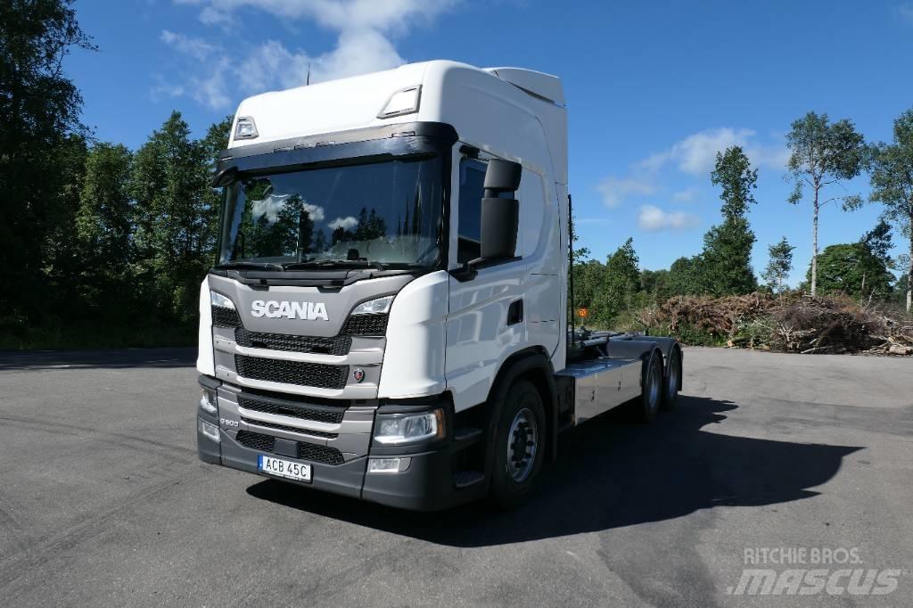 Scania G500B6x2NB Rol kiper kamioni sa kukom za podizanje tereta