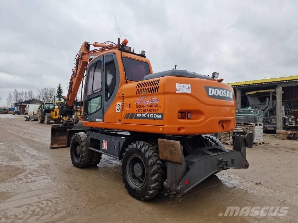 Doosan DX 160 W Bageri točkaši