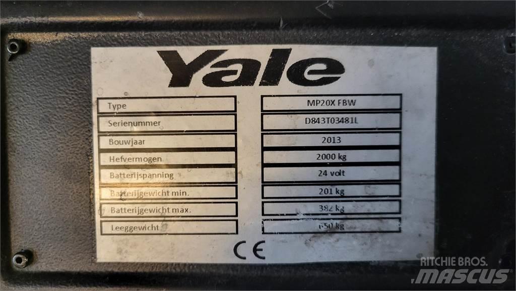 Yale MP20X 2013 Nisko podizni električni viljuškar