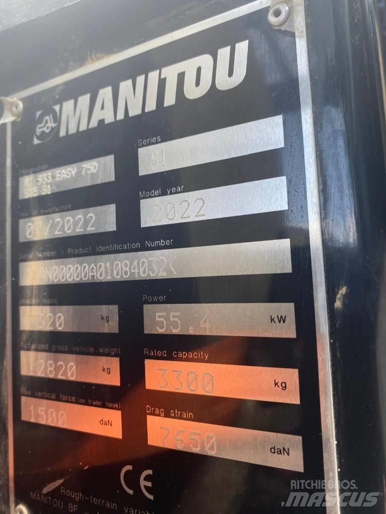 Manitou MT 933 Easy Teleskopski viljuškari