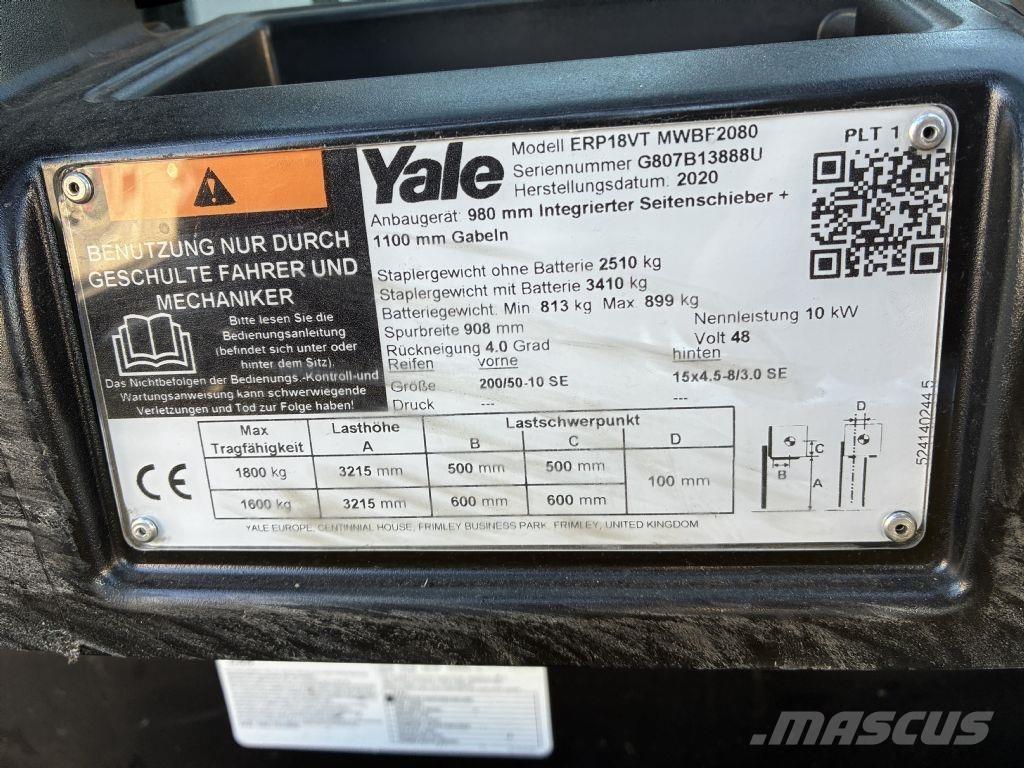 Yale ERP 18VT Električni viljuškari