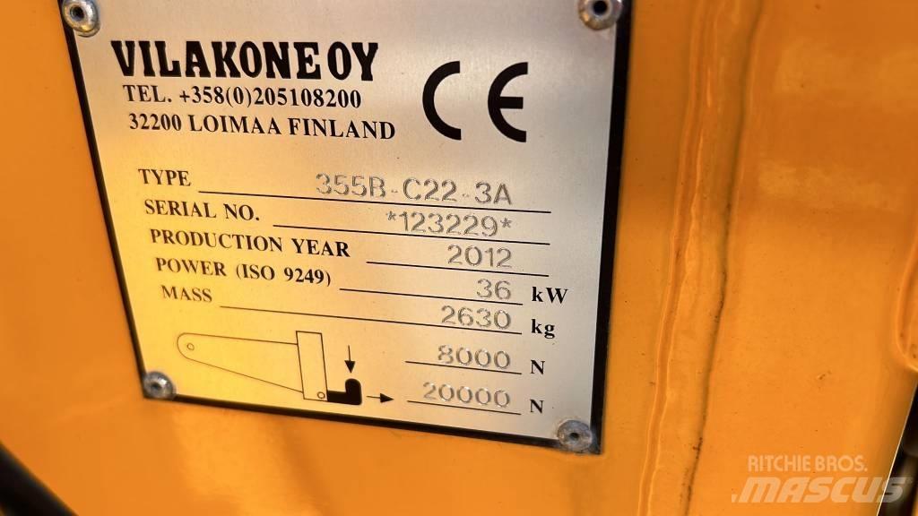Wille 355 B Pomoćne mašine