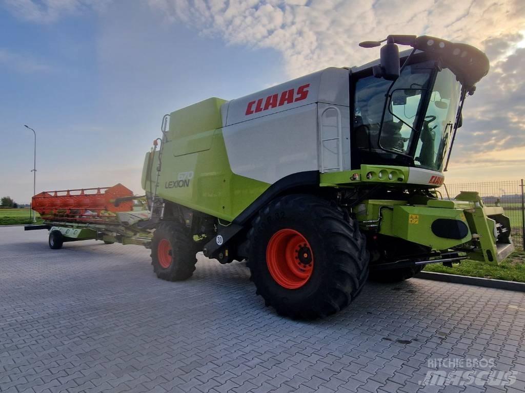 CLAAS Lexion 670 Kombajni