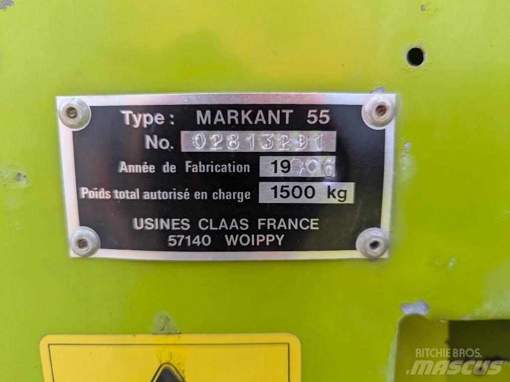 CLAAS Markant 55 Prese/balirke za četvrtaste bale