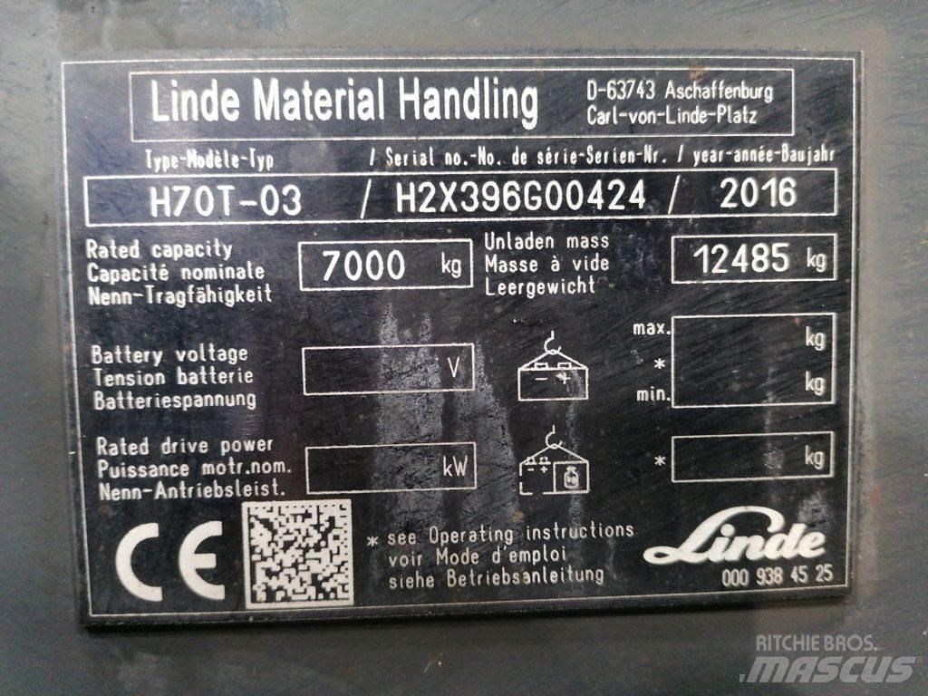 Linde H70T-01 Plinski viljuškari