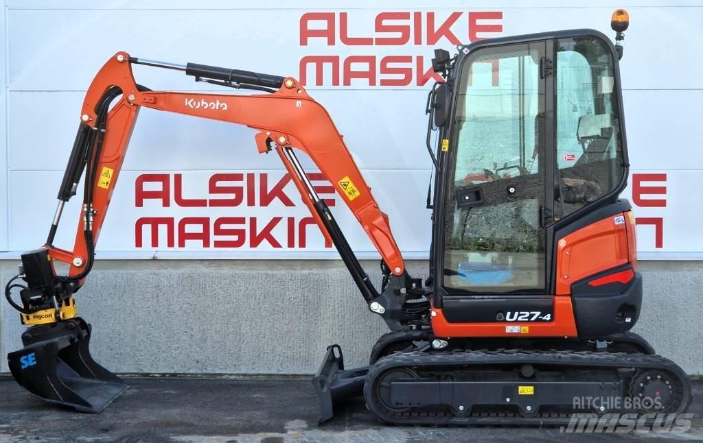 Kubota U 27-4 Mini bageri < 7t