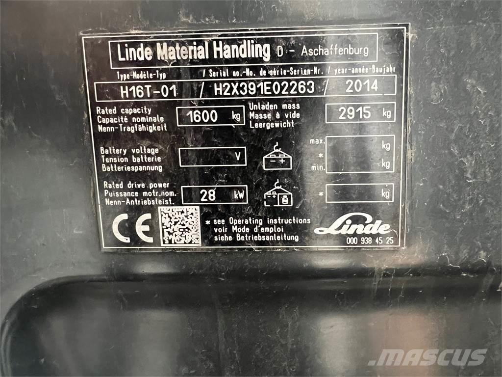 Linde H16T Plinski viljuškari