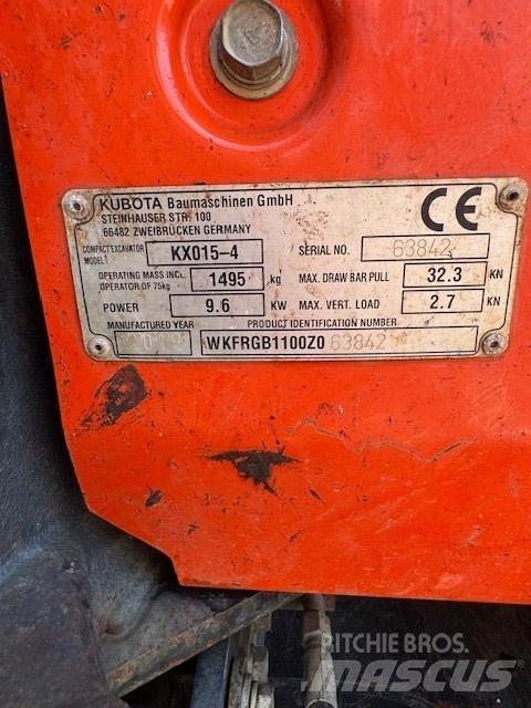 Kubota KX 015-4 Mini bageri < 7t